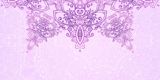 Purple mandala design on a light purple background