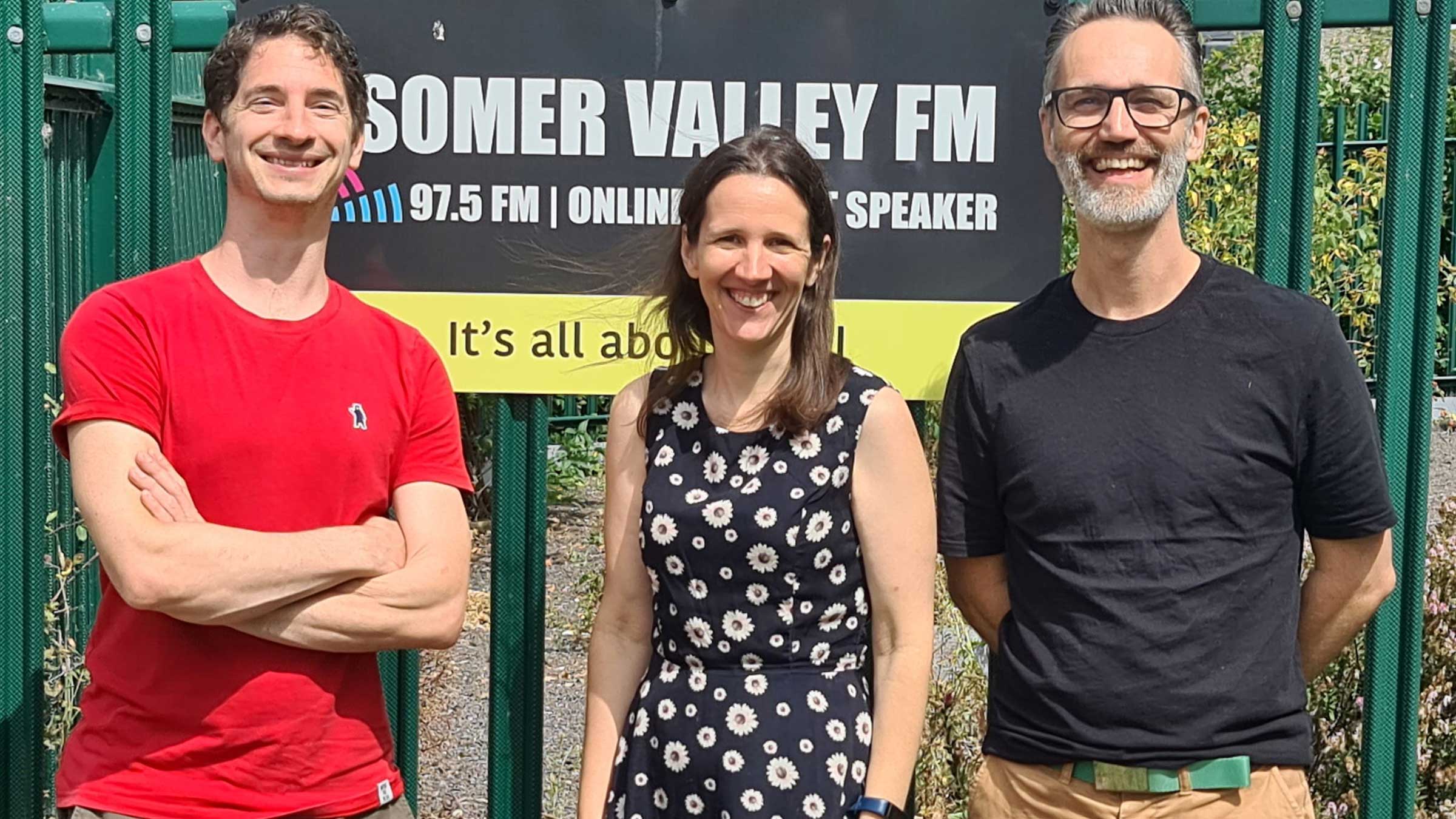  Left to right: Rob Wicke, Janine Woodward-Grant and Simon Allen