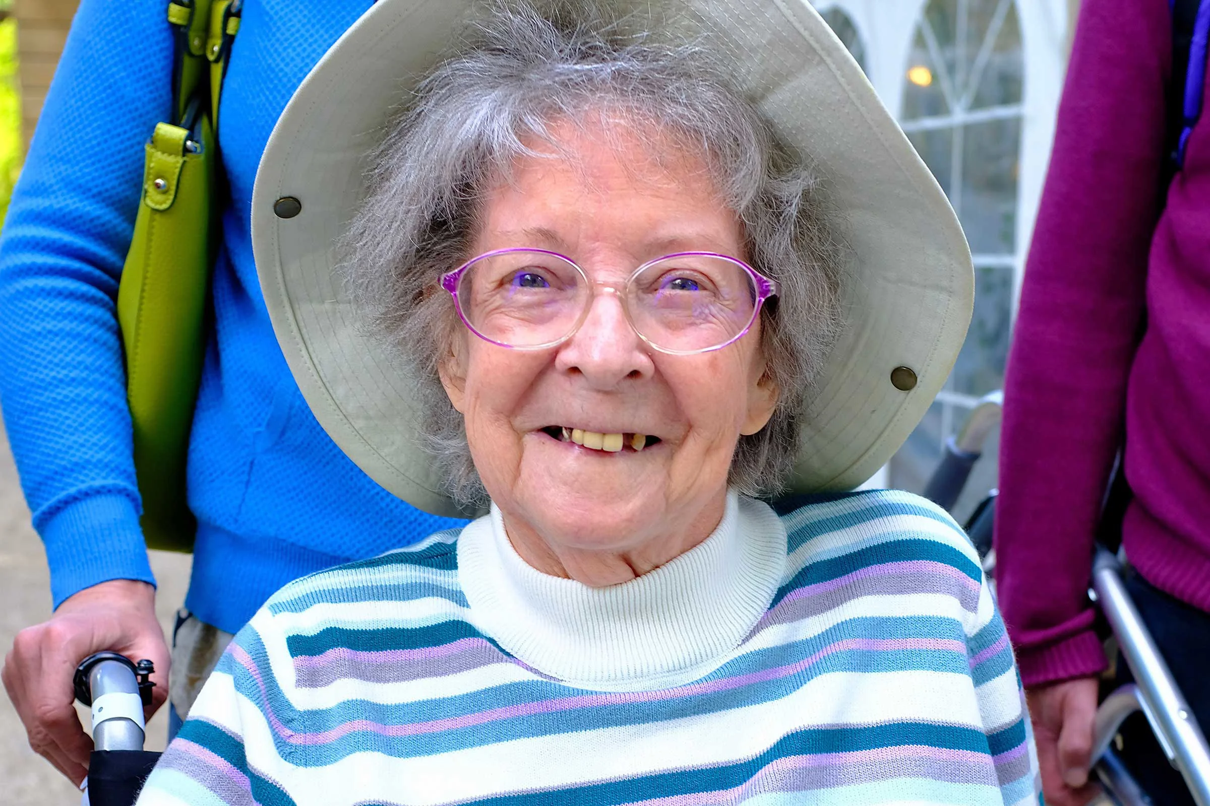 Adult carer smiling at the camera