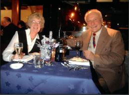 Couple having dinner 