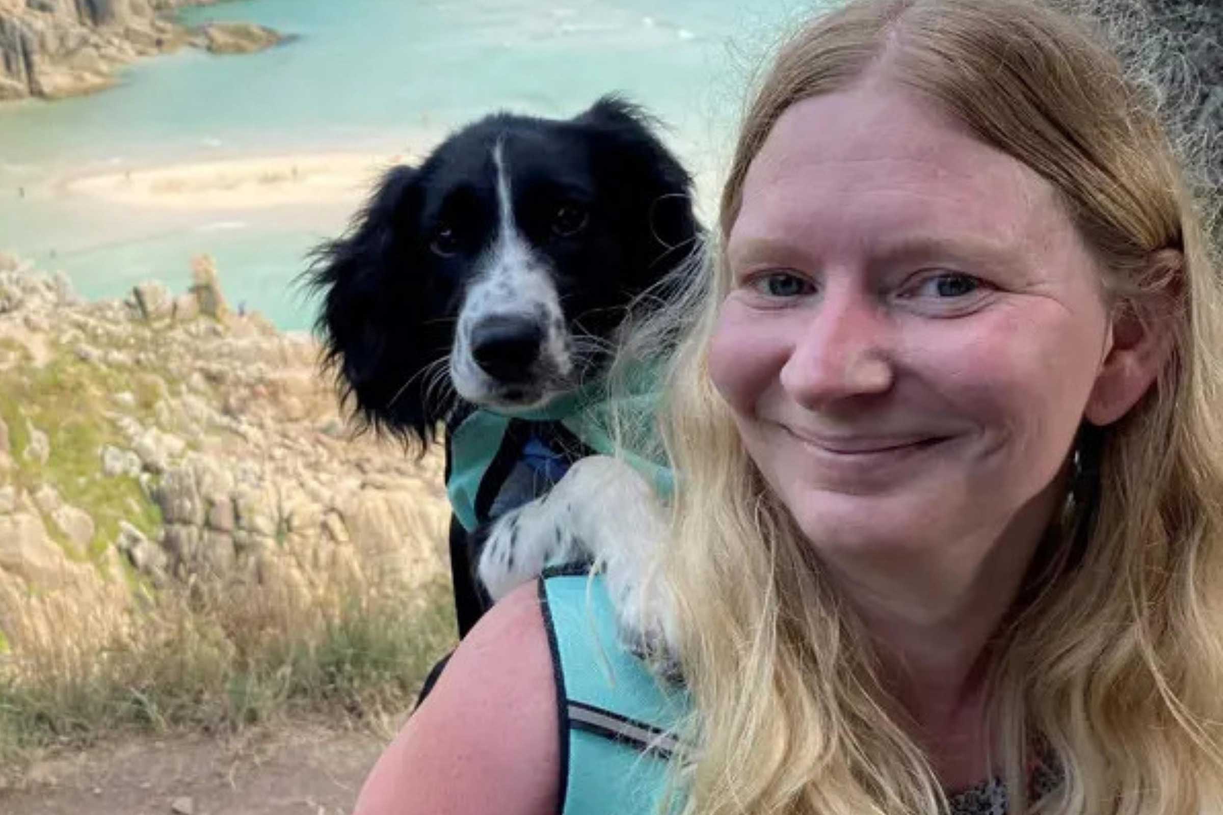 Lindsey with her dog