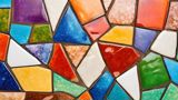 colourful mosaic ceramic