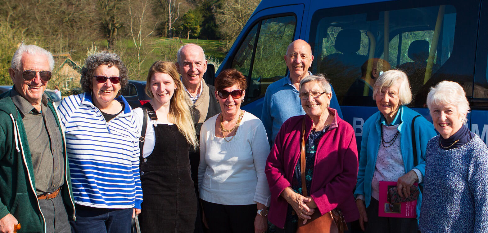 Group of carers smiling at the camera