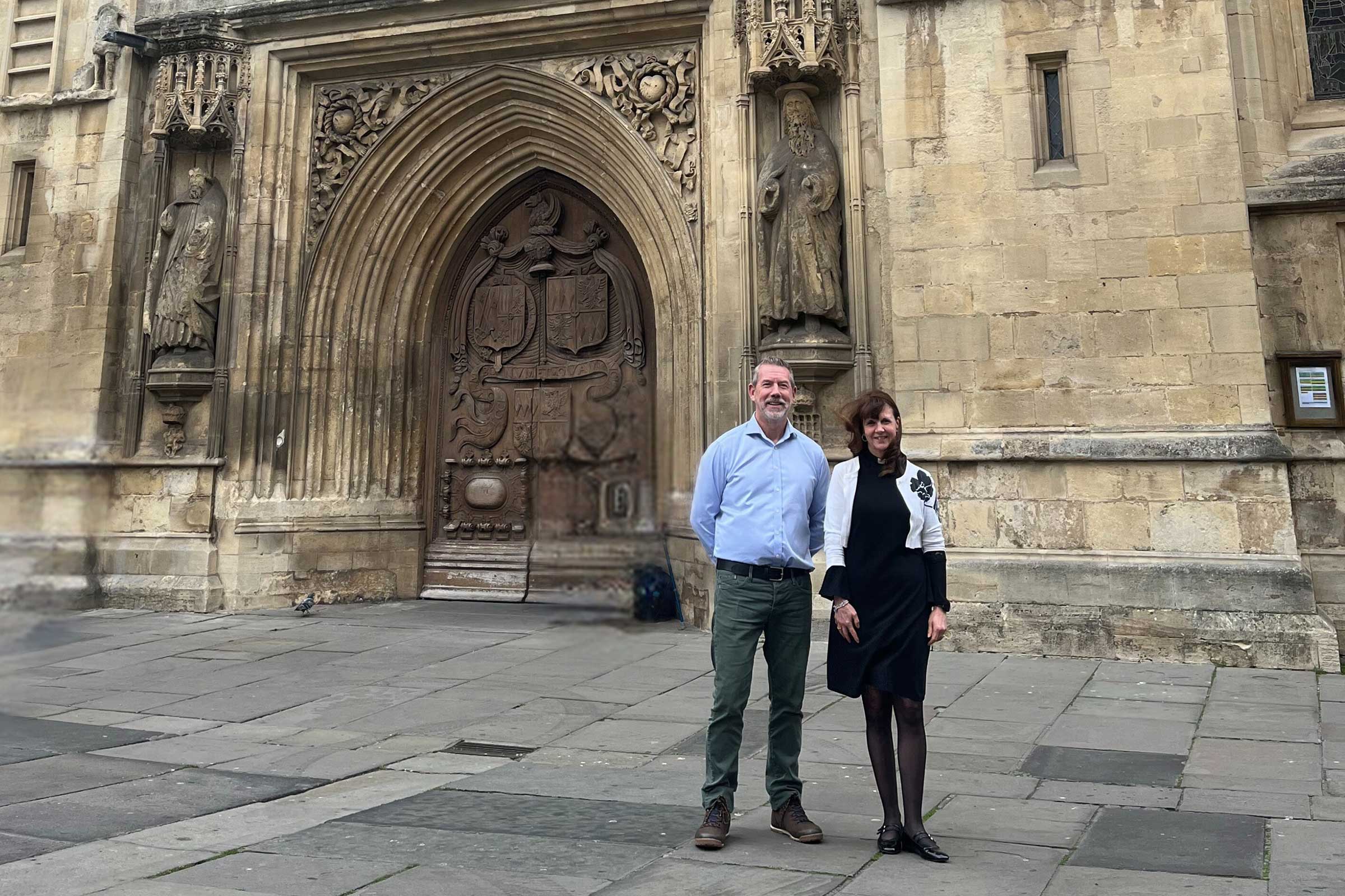  Frank Mowat - Executive Director, Bath Abbey and Revd Chantal Mason - Bath Abbey Pastor